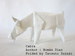 Photo Origami Goat, Author Román Díaz, Folded by Tatsuto Suzuki